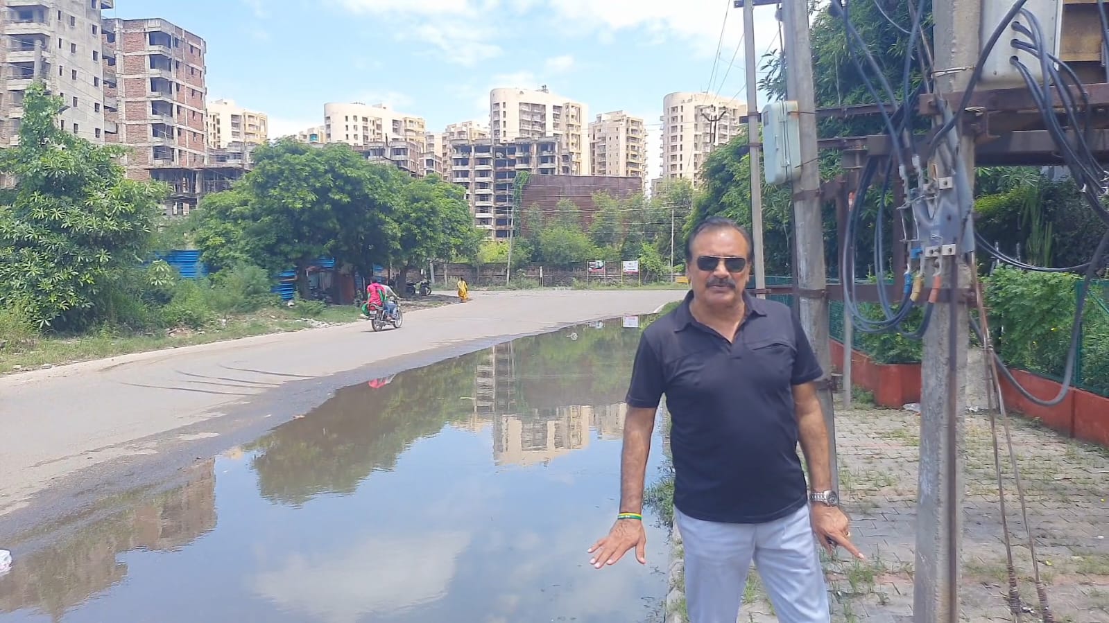 Due to the closure of the sewer line in Sector 20 Panchkula, hundreds of people of 6 societies are facing difficulties in living - OP Sihag